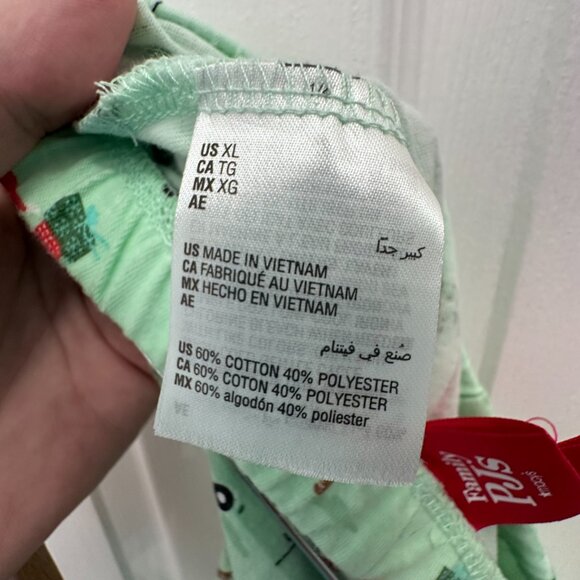 Macy's Jammies for your Family Holiday Pajamas Size XL - Picture 3 of 12